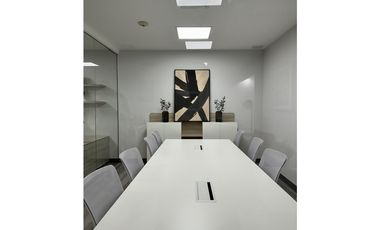 OFICINA EN PUNTA PACIFICA TORRES DE LAS AMERICAS 114M2 AMOBLADA