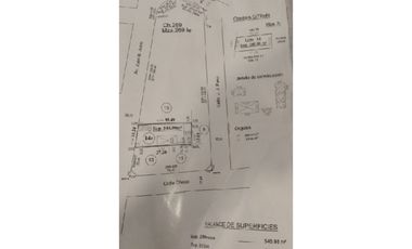 Ünico lote sobre Avda Juan B Justo. Distrito IE