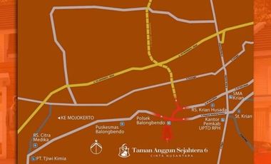 Jual Rumah Tipe 55 Cukup Bayar 1 Juta di Perumtas 6 Sidoarjo -The EdGe