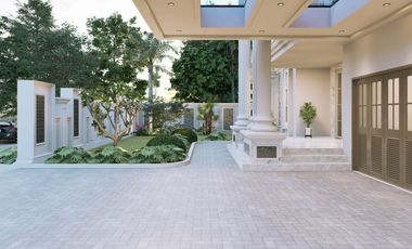 RUMAH CLASIK MEWAH,BESAR FULL INTERIOR BEBAS DESIGN BANGUNAN