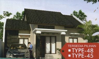 Rumah Minimalis 300Jtan Type 45/71 di Ceper!