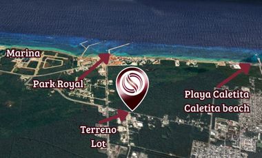 Venta de terreno sobre Avenida 65, Cozumel, Mexico.