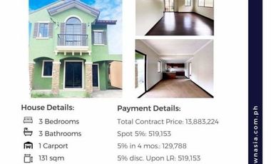 Ready for occupancy house and lot in Santa Rosa Laguna