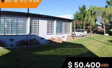 Casa en venta - 2 dormitorios 1 baño - 792Mts2 - Villa Parque Sicardi, La Plata