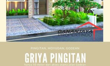 Rumah Modern Siap Bangun, Hanya 100m dari Jl.Godean KM 13.