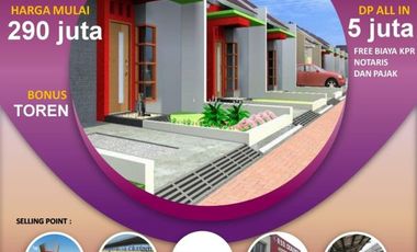 Rumah Dijual di Cicalengka Bandung 25 menit ke Exit Tol Cileunyi DP ALL IN 5 juta Sampai Terima Kunci. .