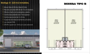 Venta de Bodega en Preventa