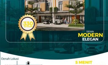 TERBARU CLUSTER MURAH HARGA 300 JUTAAN DEKAT JALAN PROVINSI