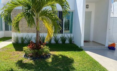 Casa en venta de una planta en Sian Kaan Caucel Merida Yucatan