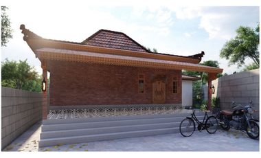 Rumah Joglo Premium Paseban Dengan Akses Mobil Papasan Mudah