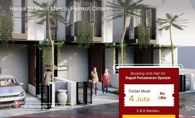 Promo murah DP 30juta all in 2 lantai pinggir jalan Permana
