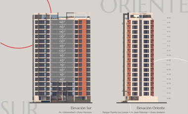 Departamentos de Lujo en Venta, Desarrollo TORRE DEL PRADO en Zapopan, Jalisco