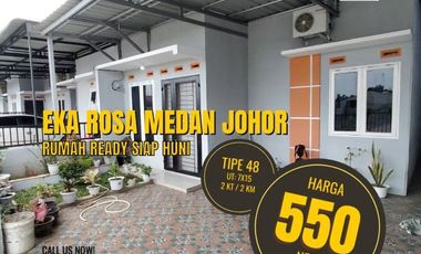 Rumah Murah Minimalis Cantik 1 Lantai Eka Rosa Medan Johor