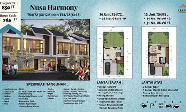 Nusa Harmony Murah Minimalis Bagus di Aryana Karawaci