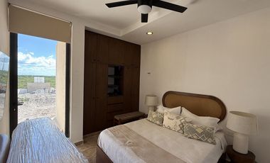 Departamento en venta en la costa de Yucatán, Entrega 2025, amenidades de resort