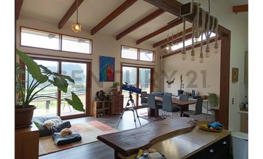 Casa condominio parcelas 3D 2B a 8 km del centro de Pucón, vista al volcán lago