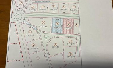 Terreno en Venta 2,336m2, Santa Sofía Country Club