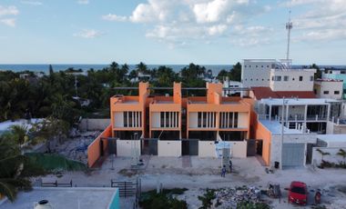 Lofts en venta en Chelem, con piscina y rooftop, entrega inmediata.