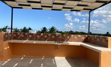 Lofts en venta en Chelem, con piscina y rooftop, entrega inmediata.