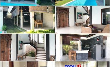 Dijual Villa Lahan Luas 2 Lt 300/500 Pool Hrg 5 M-an di Jl. Tegal Cupek, Kerobokan, Kuta Utara, Badung