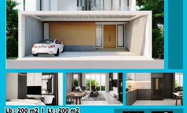 di jual rumah 2 lantai konsep terbarudi jalan cemarah kipas komplek pemda pekanbaru