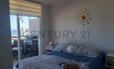 Se arrienda hermoso departamento amoblado vista al mar sector Barrio Brasil