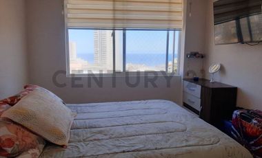 Se arrienda hermoso departamento amoblado vista al mar sector Barrio Brasil