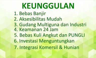 Gudang siap pakai Sigma Kartika Gunung sindur serpong