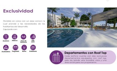 Preventa Departamentos con 2 recámaras alberca y casa club