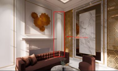 HUNIAN SEBAGAI INVESTASI DI LENGKAPI INTERIOR+KOLAM RENANG DI KOMP PEMDA JL CEMARA KIPAS