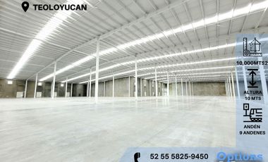 Incredible warehouse for rent in Teoloyucan
