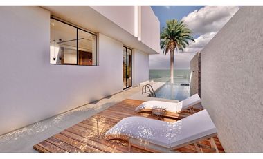 CASA MODERNA  VISTA AL MAR CON PISCINA EN URB. CIUDAD DEL MAR, MANTA