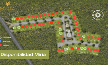 Lotes residenciales en VENTA en Miria