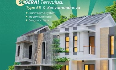 Rumah Mewah Modern Cicilan Flat Mojosari Garansi Bangunan 10 th