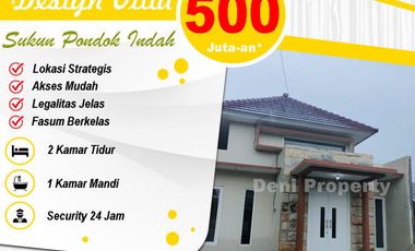 Rumah murah minimalis di Sukun Pondok Indah Malang