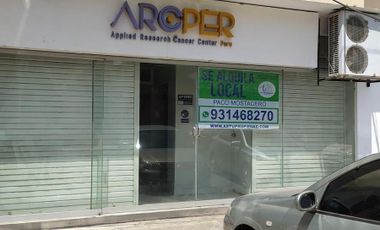 ALQUILER LOCAL COMERCIAL 1ER PISO CHICLAYO
