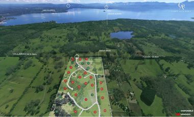 EXCLUSIVAS PARCELAS 5000 M2 A PASOS DE VILLARRICA