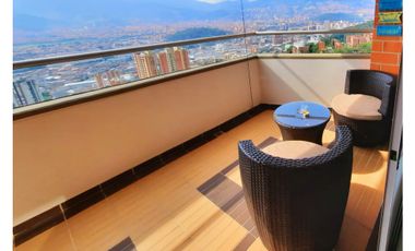 Amoblado increíble piso 22 poblado - Medellín