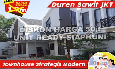 Townhouse Strategis Ready Modern Siaphuni Duren Sawit Jakarta