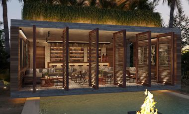 Lofts en con arquitectura innovadora de venta en Tulum.