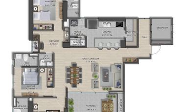 apartamento en venta en el tigre. Cod V20236