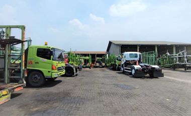 Jual Gudang Dengan Tanah Luas Jalan Sultan Agung Kota Bekasi