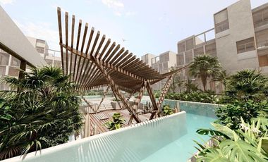 Departamento en venta planta baja Green Temozón Norte