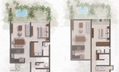 Departamento en venta Mérida Yucatán, Green Temozón Norte