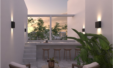 Departamento en venta planta baja Green Temozón Norte