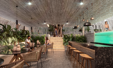 Departamento en venta planta baja Green Temozón Norte