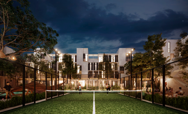 Departamento en venta planta baja Green Temozón Norte