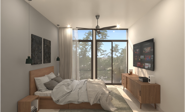 Departamento en venta planta baja Green Temozón Norte