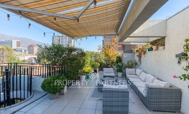 En Venta moderno departamento duplex en Ñuñoa. Preciosa azotea con vista a la cordillera!