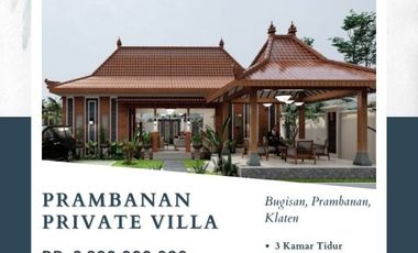 Jual Villa Klasik Di Wisata Prambanan